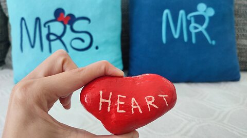 Heart pebbles - Creative ideas