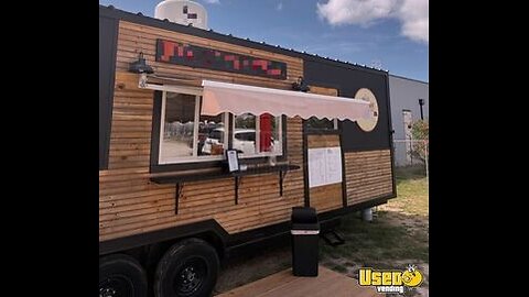 Clean and Appealing - 2024 28' Coffee Trailer with Inside Bar | Beverage Concession Trailer
