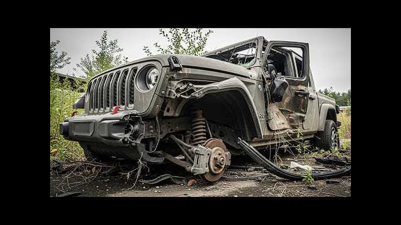 In this video, watch the complete restoration and repair process of a Jeep Gladiator,