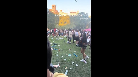 Footage from the Pride event in New York City before the shooting. Climate change my ass.