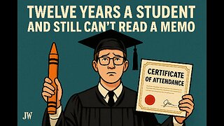Twelve Years a Student and Still Can’t Read a Memo