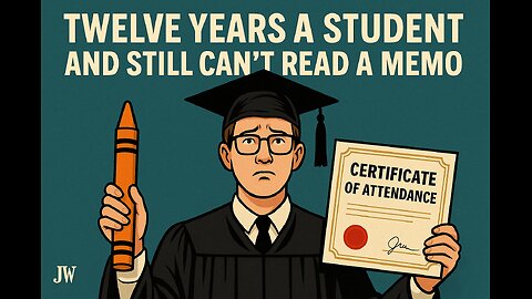 Twelve Years a Student and Still Can’t Read a Memo