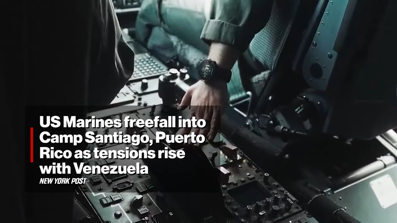 🪂🪂US Marines Freefall into Camp Santiago, Puerto Rico as Tensions Rise with Venezuela