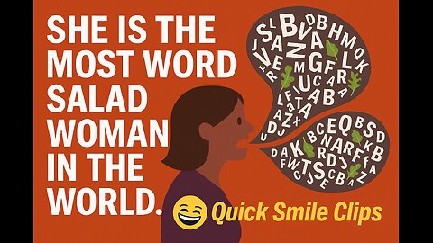 Kamala Harris: The Most Word Salad Woman In The World - Plus Quick smile clips