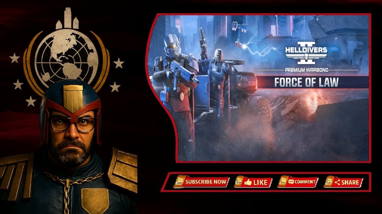 New Premium Warbond has dropped: FORCE OF LAW bringing justice and chaos to the frontlines!