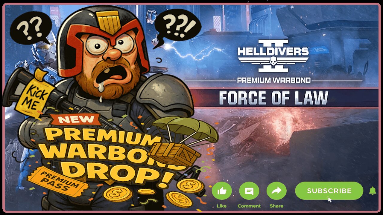 New Premium Warbond has dropped: FORCE OF LAW bringing justice and chaos to the frontlines!