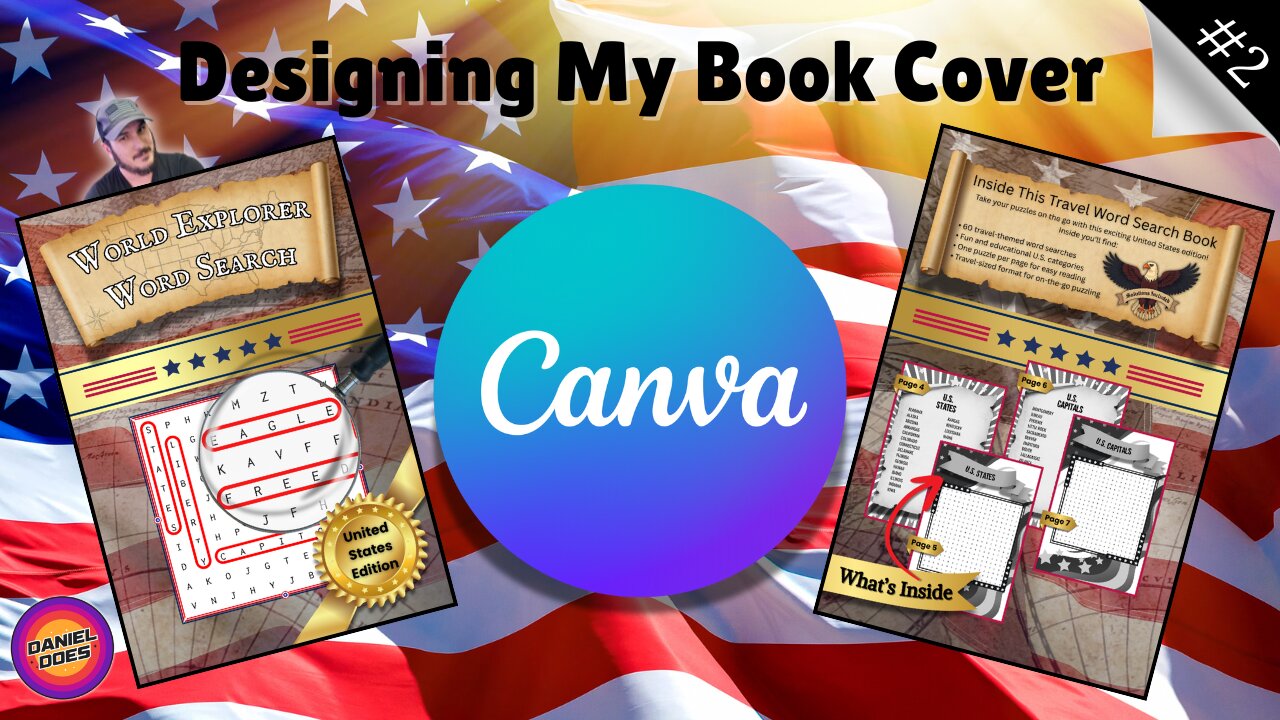 Behind the Cover: Time-lapse of My USA Word Search Design