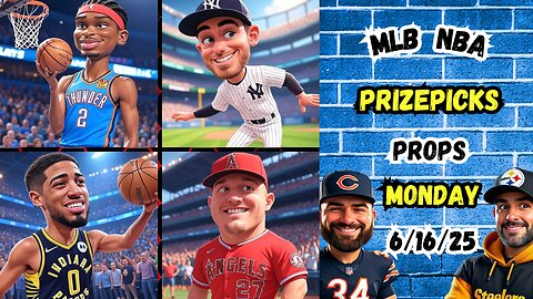 🔥7 BEST MLB PROPS | 🏀 NBA PROPS | ⚾️ MLB PICKS TODAY | MONDAY 6/16/25