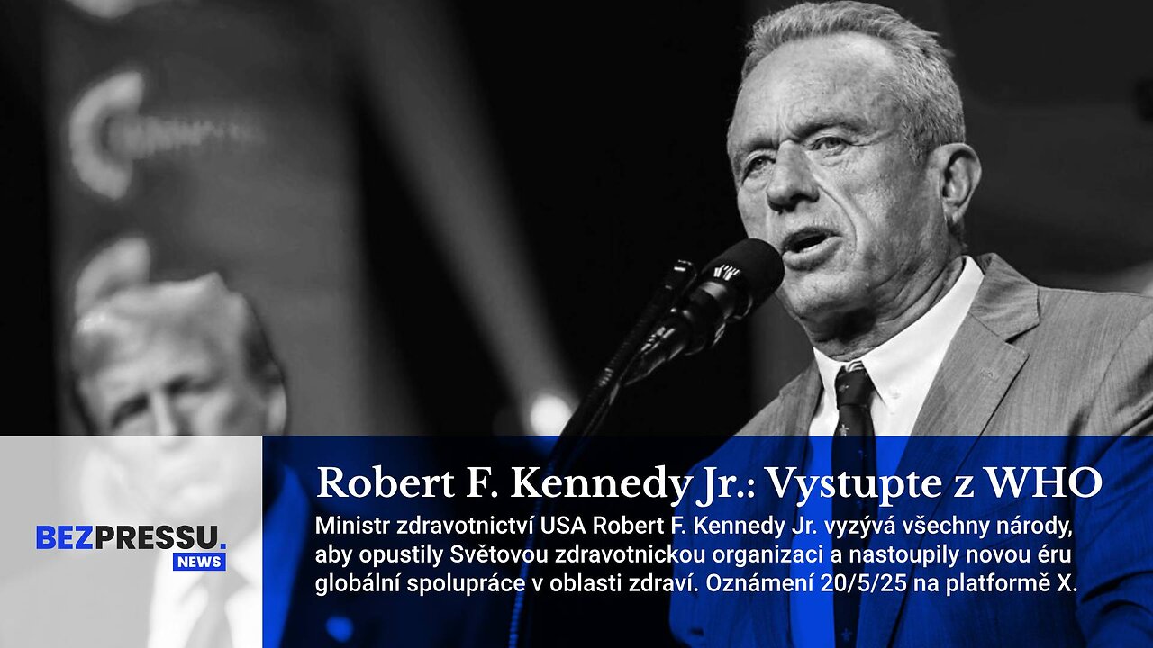 Robert F. Kennedy Jr.: Vystupte z WHO