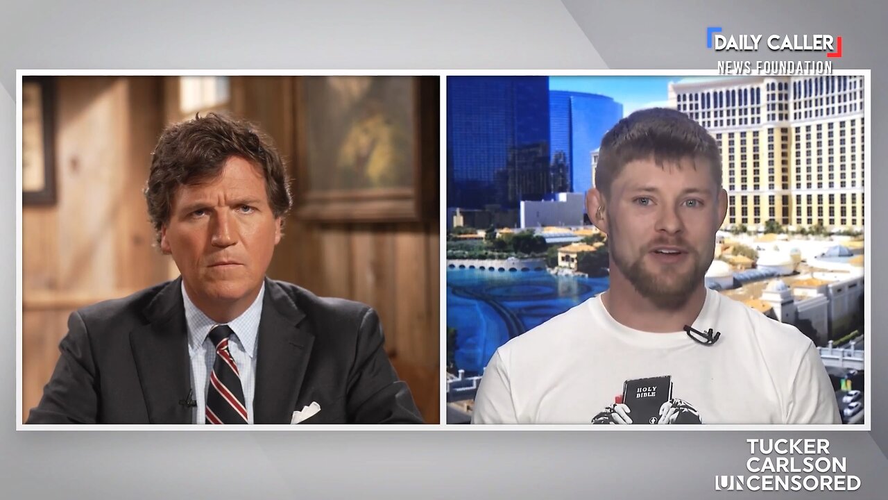MMA Fighter Bryce Mitchell Joins Tucker Carlson to Discuss Religion