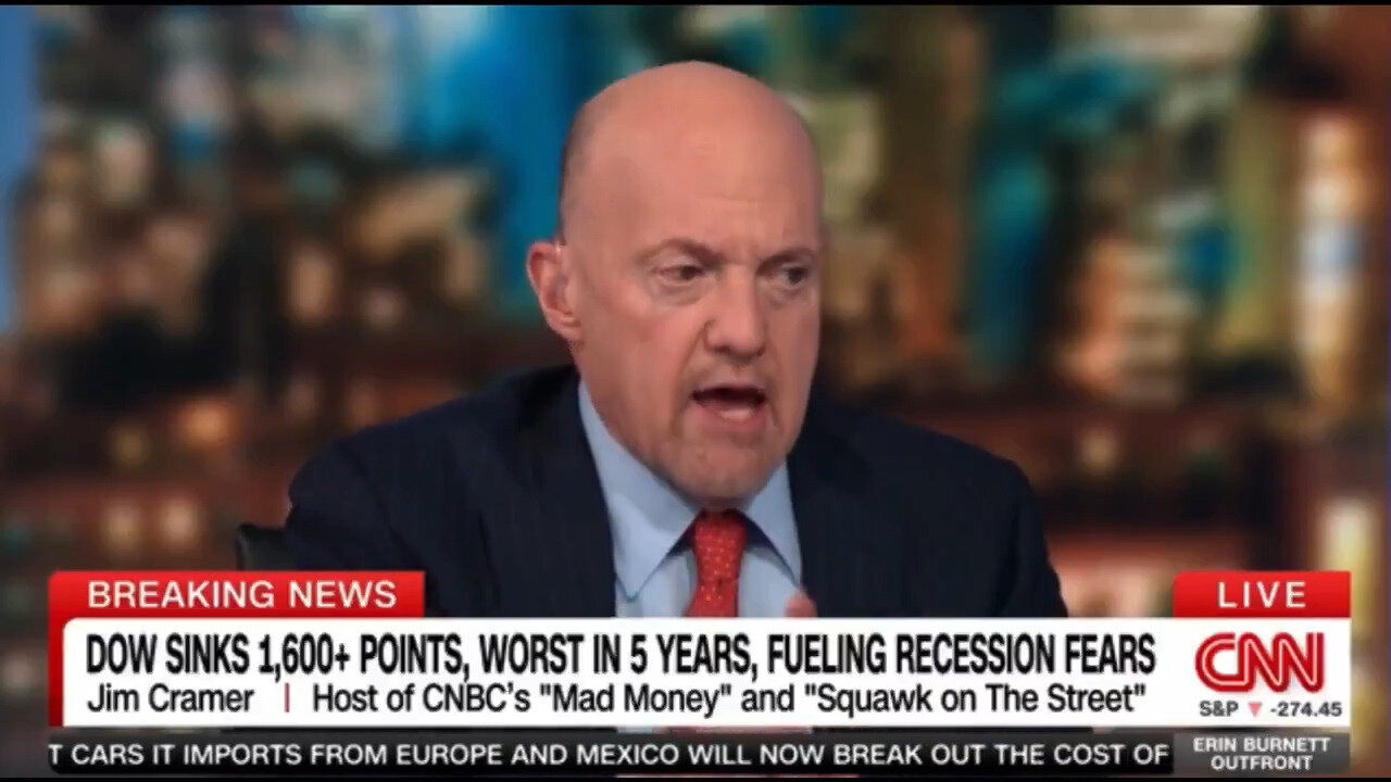 Inverse Cramer Never Fails! Always Wrong CNBC Host Is BIG MAD About Trump Tariffs (That's GOOD News)