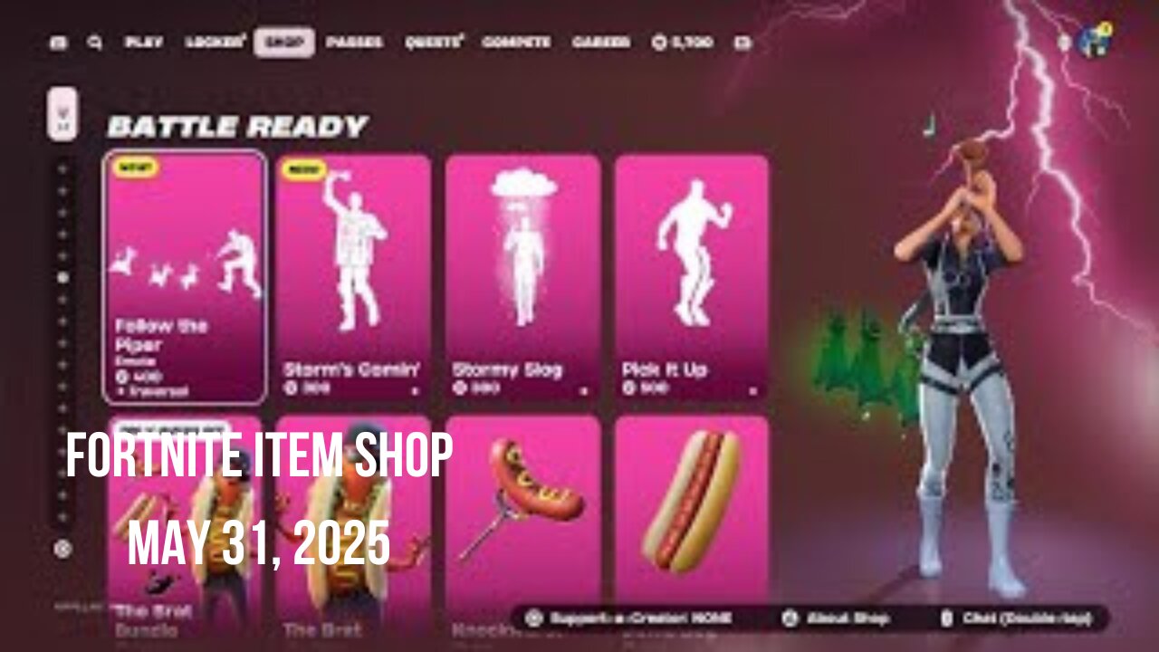 Fortnite Item Shop|May 31, 2025(*New* Emotes)
