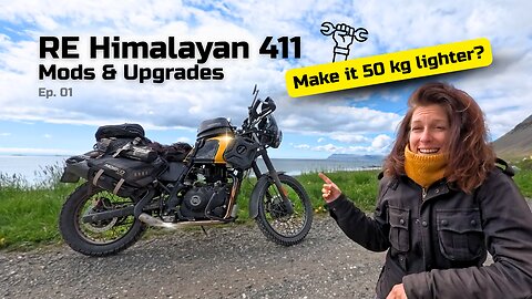 Royal Enfield Himalayan 411 Mods | Ep. 1 – Can I Make It 50kg Lighter?