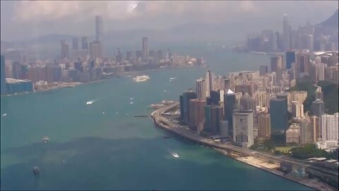 趁朋友試新機，遊直升機河