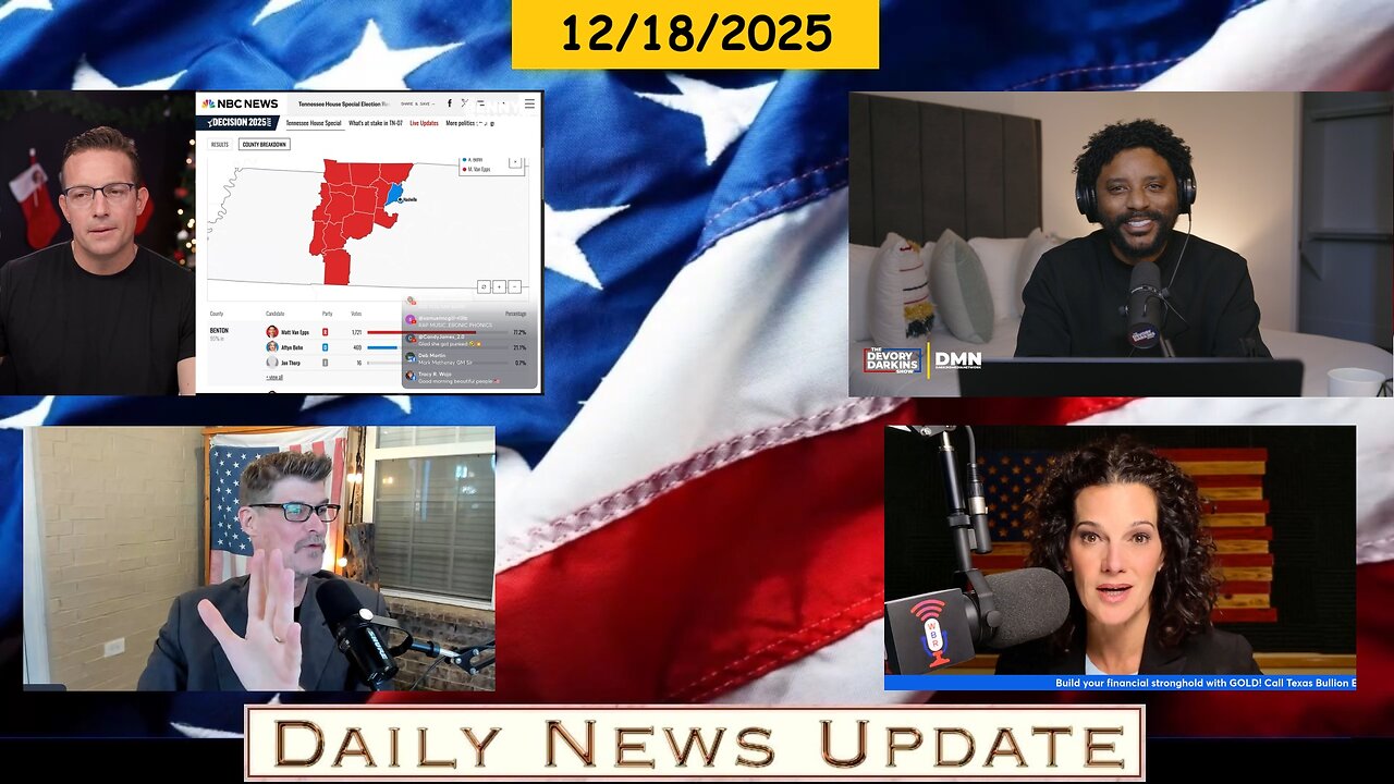 EP1780 | Benny Johnson: Election Results, Devory Darkins: Ilhan, Doug In Exile: Fani, Wendy Bell: Heat Is On