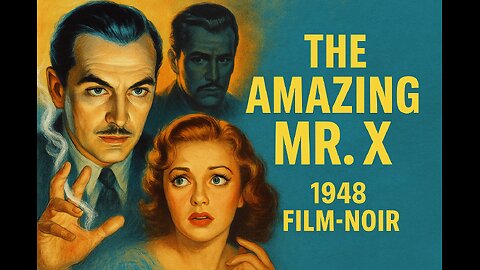 The Amazing Mr. X (1948) | Classic Film Noir Thriller with a Supernatural Twist