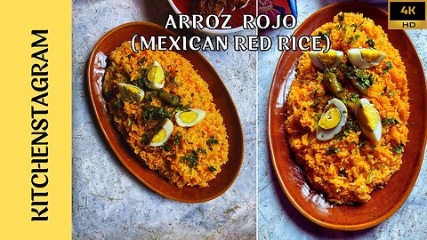 Arroz Rojo Recipe | Mexican Red Rice Recipe | Kitchenstagram