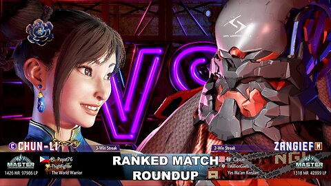 Kuya Kalbo SF6 Ranked Roundup. Chun Li Master Rank [Hori Fight Stick]