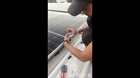 Solar panel install#shorts