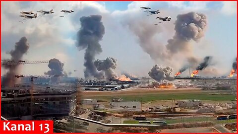 More than 50 fighter jets bombed underground bases and missile depots in Tehran - Israel repots