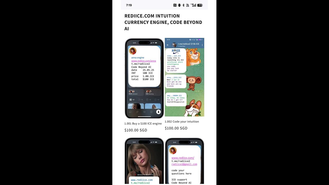 www.rediice.com t.me/rediice2 intuition currency