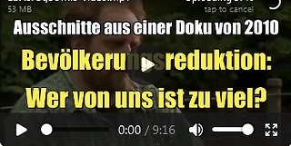 Zur Bevölkerungsreduzierung