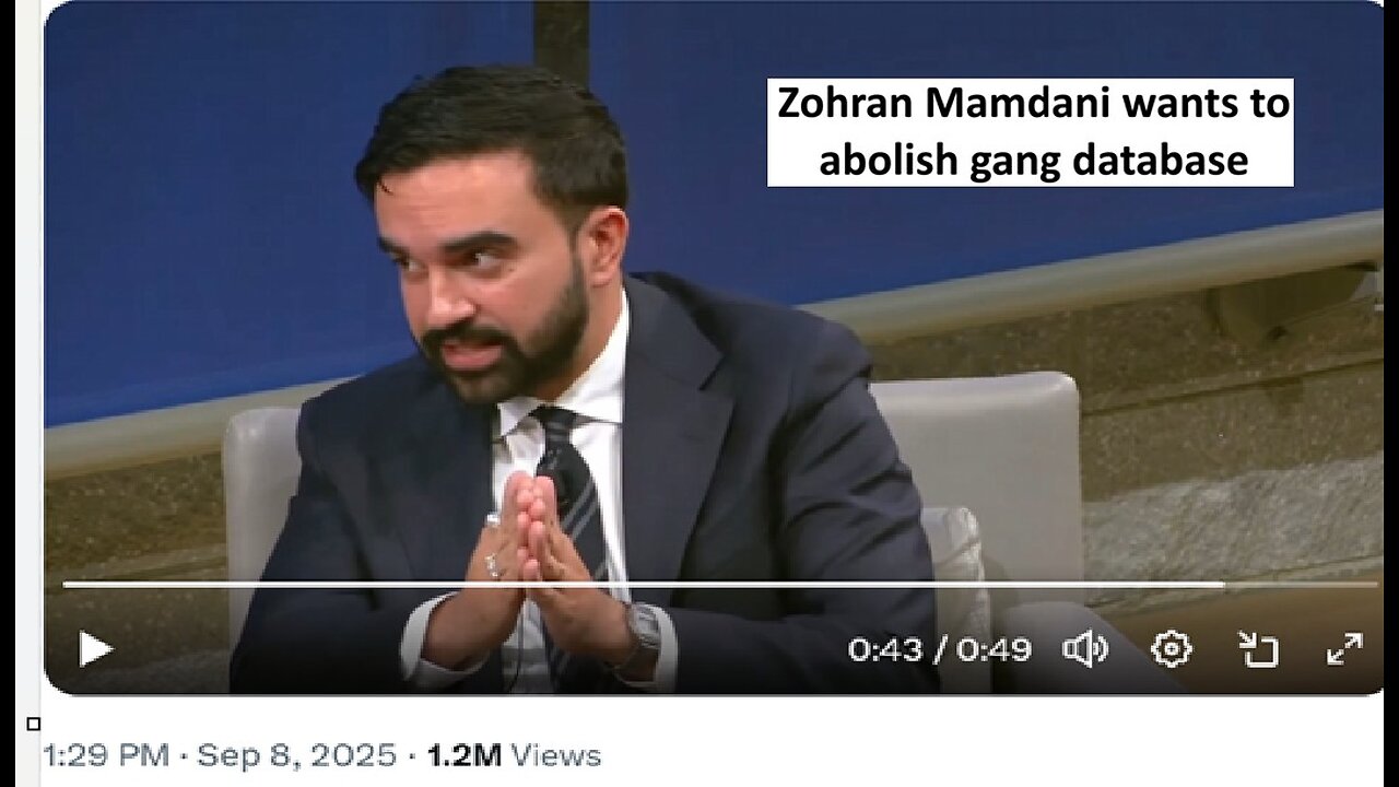 Zohran Mamdani wants to abolish gang database