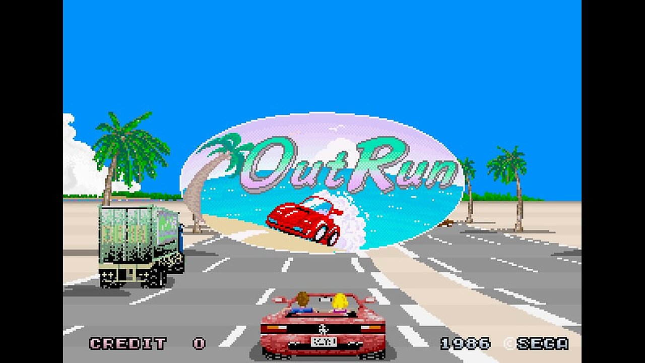 Outrun Arcade Game