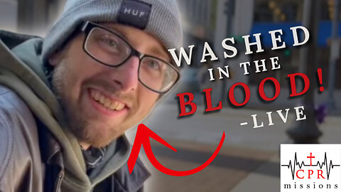 The Blood of Jesus Washing Away His Sins — LIVE! | "You Can Feel It" 🩸