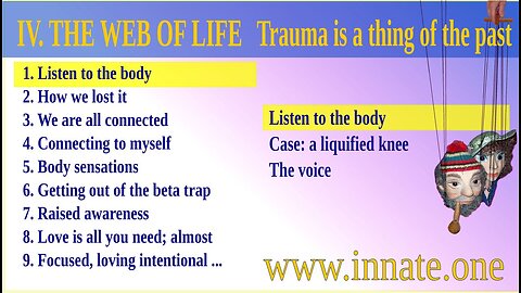 #101 Web of life and healing power - Listen to the body – Trauma is a thing of the past