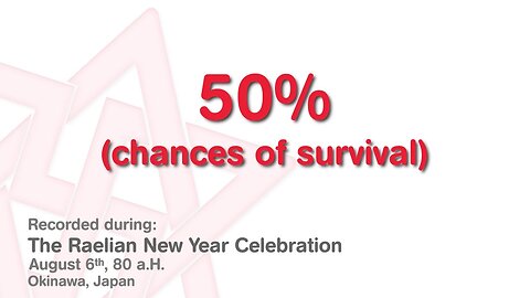Maitreya Rael: 50% Chances of Survival (80-08-06)