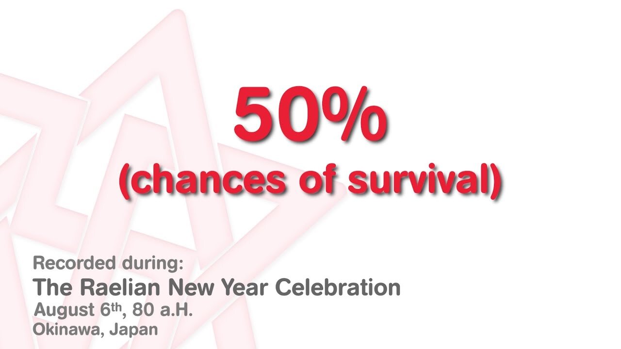 Maitreya Rael: 50% Chances of Survival (80-08-06)
