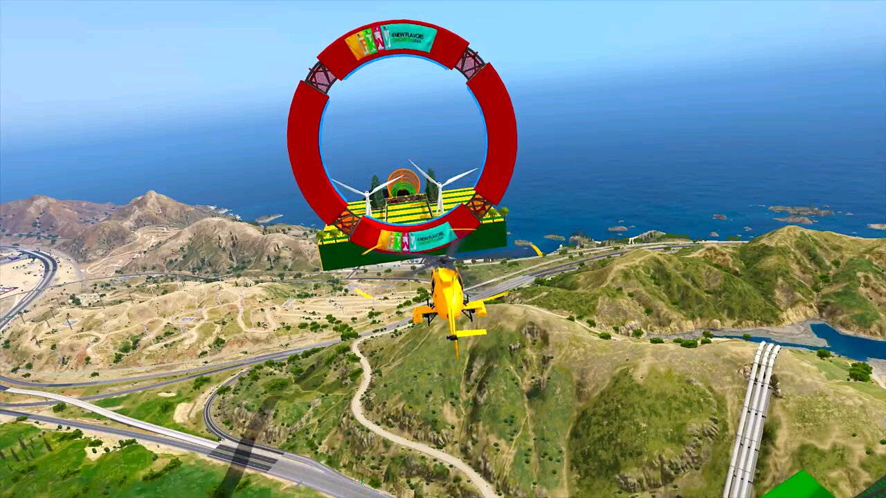 GTA V Spiderman Mega Ramp Boats, Cars, Motorcycle With Trevor and Friends Epic Stunt Map Challenge