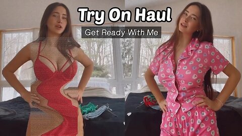 Try On Haul Get Ready With Me Summer Outfit 🤍