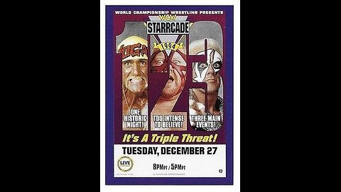 WCW Starrcade 94 - Dec 27 1994 **PPV to VHS includes countdown show**