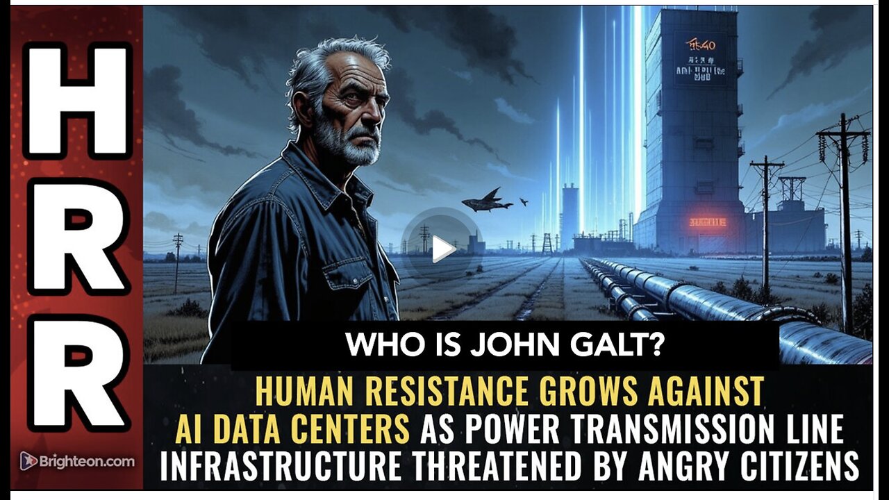 HRR W/ Human resistance grows against AI data centers... WHO IS John Galt?