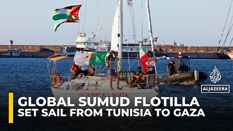Global Sumud Flotilla to set sail from Tunisia to break Israel’s Gaza siege