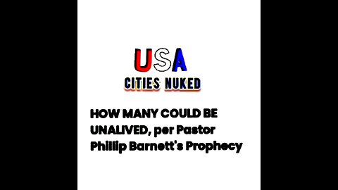 USA CITIES PROPHECY