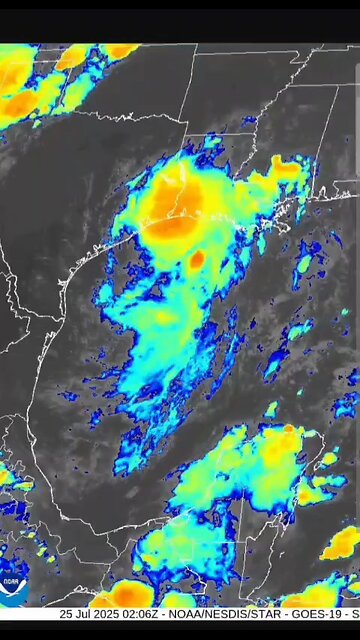 TEXAS + TROPICAL DISTURBANCE 1 FLASHFLOOD +LIGHTNING GULF OF AMERICA #weather