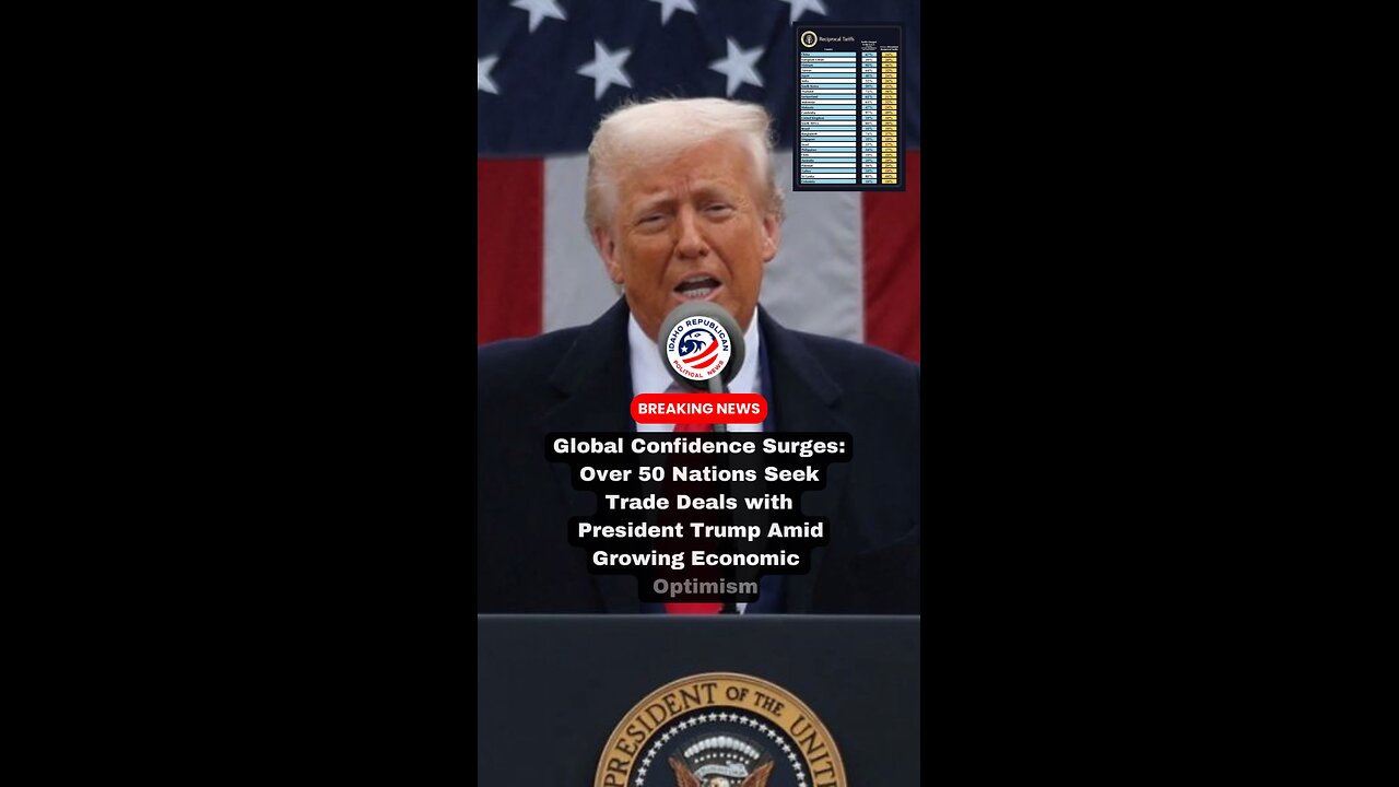 50 Nations Agree to Trade Deal with President Trump