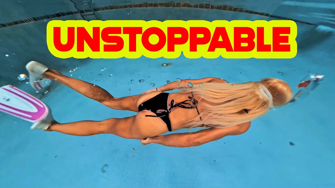 Unstoppable Sexy Bikini Woman Underwater