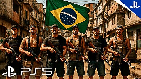 FUGIR DA FAVELA NO RIO É MISSÃO SUICIDA! | Call of Duty - Gameplay (4K HDR ) PS5