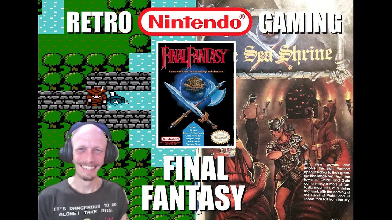 Final Fantasy (NES): When the World is Veiled in Darkness, Four Young Warriors Arrive to Fight Chaos
