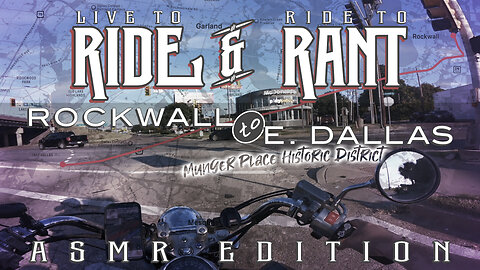 Ride & Rant | Vtwin Honda Shadow Aero VT750 | Rockwall, TX | Munger Place | East Dallas, TX | ASMR