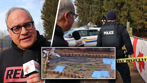 'COWARDS!': Ezra Levant confronts RCMP after ostrich cull