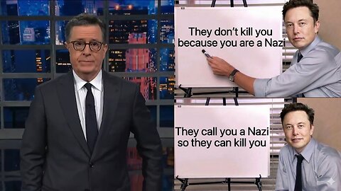 Apparently, The Mask-Wearing Is The Great Evil…Stephen Colbert Claims The Nazis Were Better Than ICE