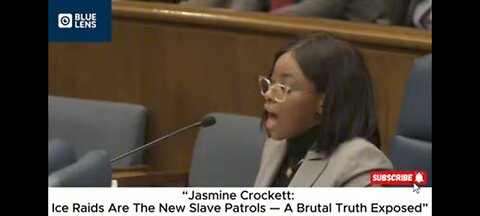 JASMINE CROCKETT : ICE RAIDS ARE THE NEW SLAVE PATROLS