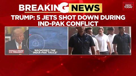 Rahul Gandhi Questions PM Modi On Trump s 5 Jets Shot Down Claim
