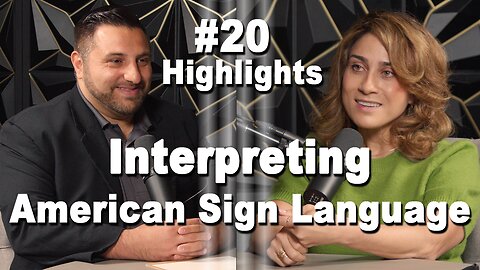 ASL Interpreting Explained: The Job Between Two Worlds #podcast #deaf #asl #business #yt #interview