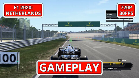 F1 2020: Netherlands: Gameplay - (PC HD) [720p30FPS]